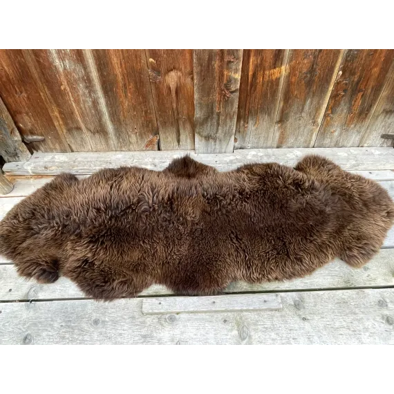 Gently dobbelt skinn str 180cm