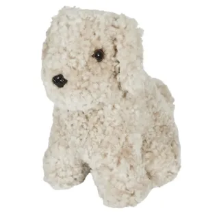Kosedyr hund, ekte skinn, Pearl