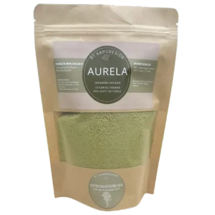 Stearinlyssand med duft og farge