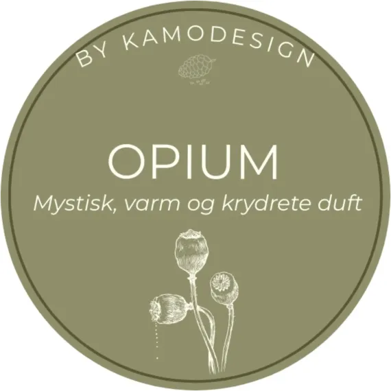 Stearinlyssand med duft og farge