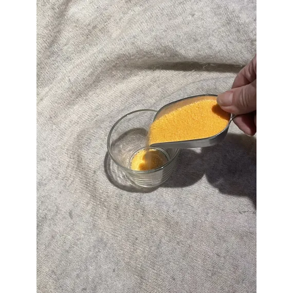 Stearinlyssand med duft og farge