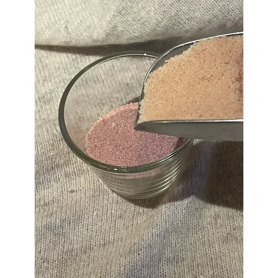 Stearinlyssand med duft og farge