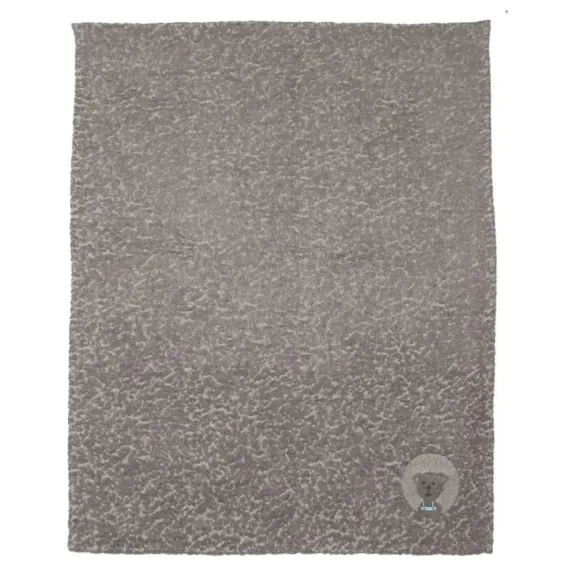 Babyteppe Teddy 70x90, gråbrun