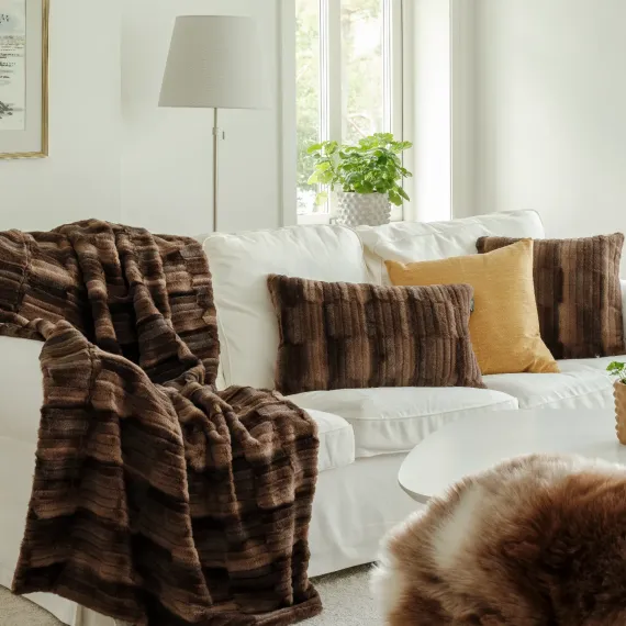 Browny pute m/fyll, Brown