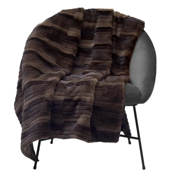 Browny pledd 120x180, Brown