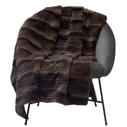 Browny pledd 120x180, Brown