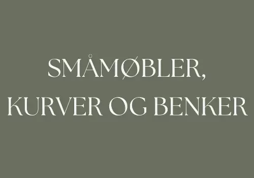 SMÅMØBLER